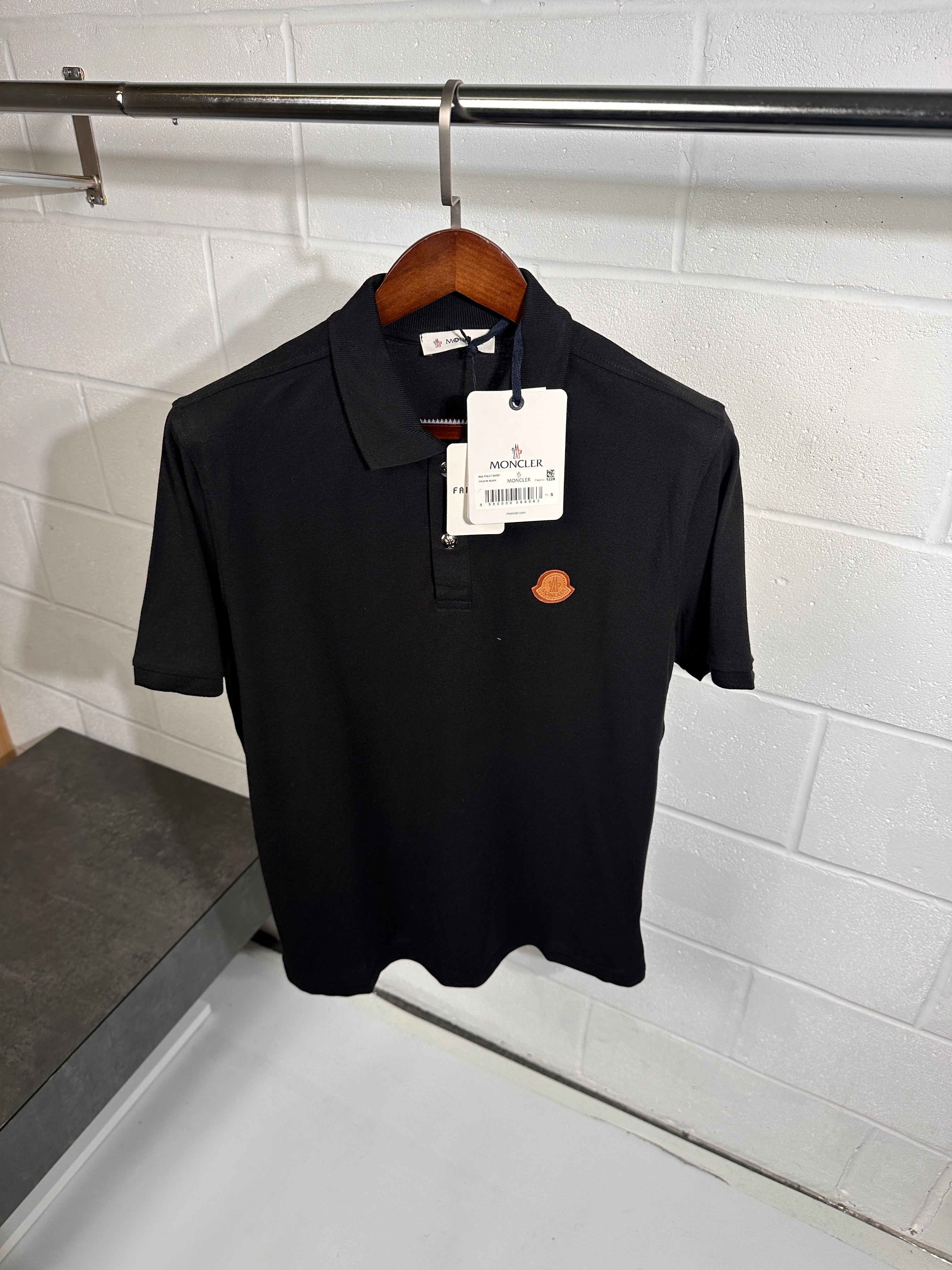 Moncler black badge polo