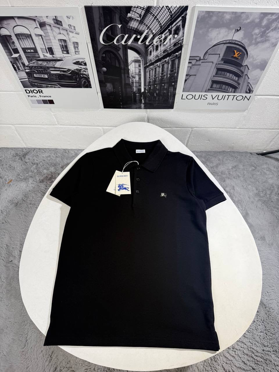 BURB METAL LOGO POLO