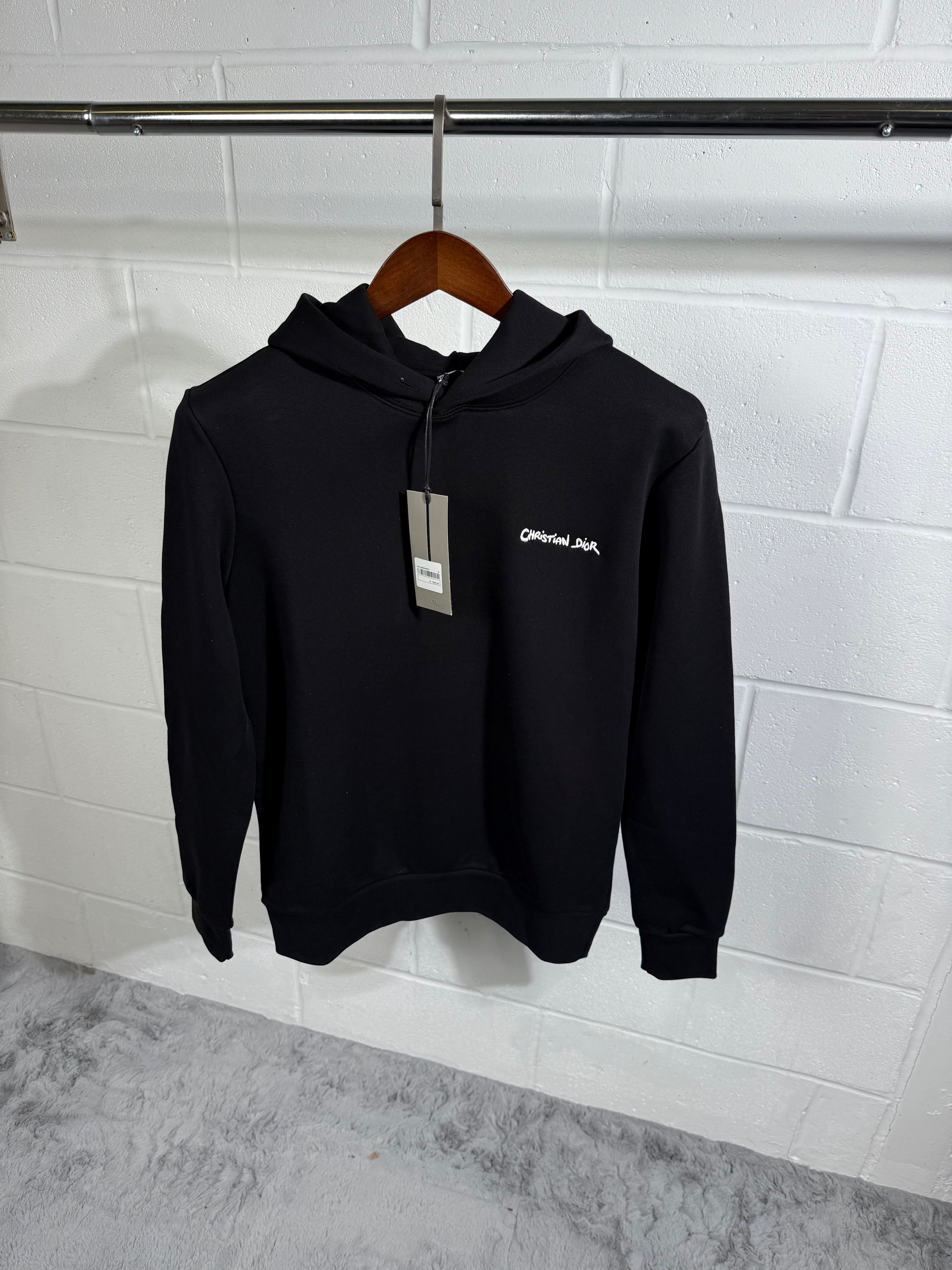 Dior logo hoodie black