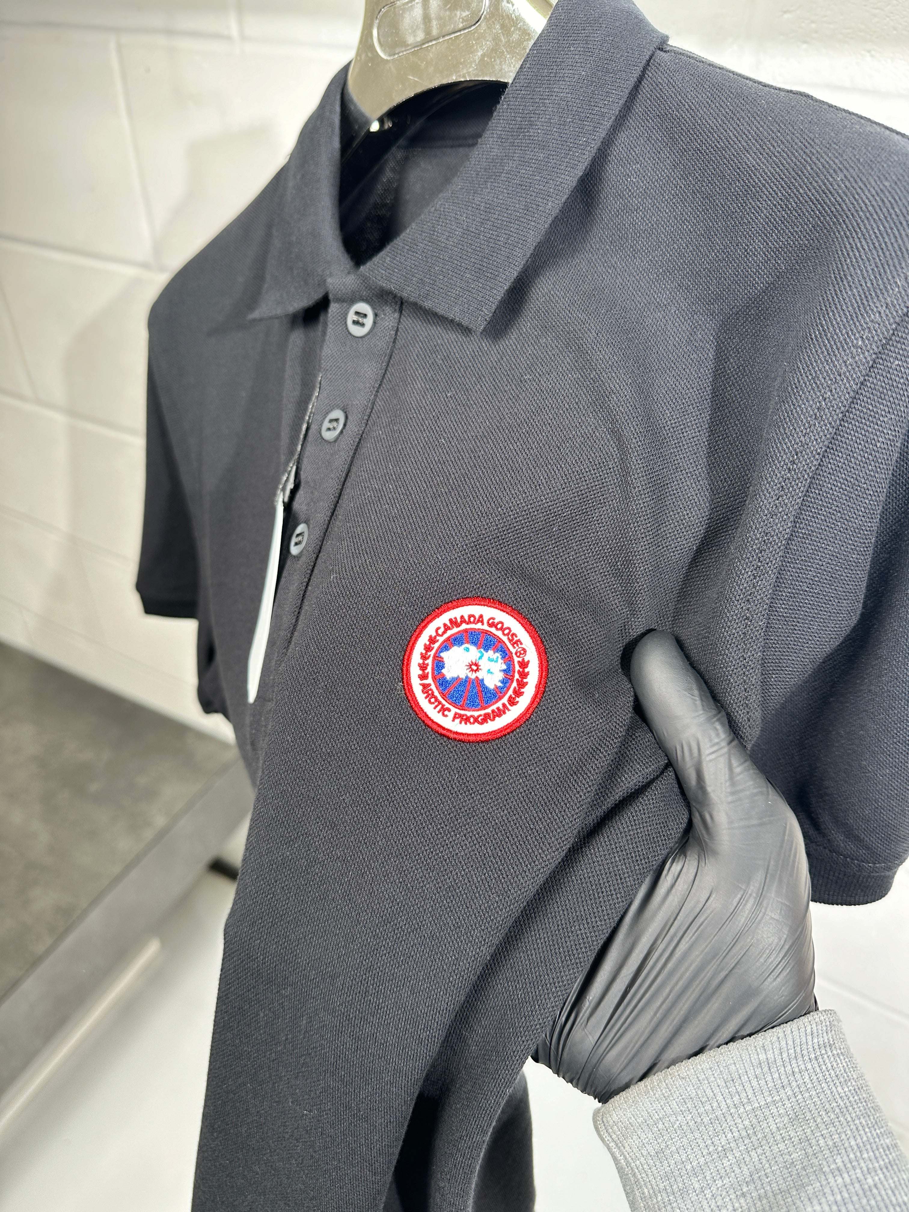 Canada goose - black polo