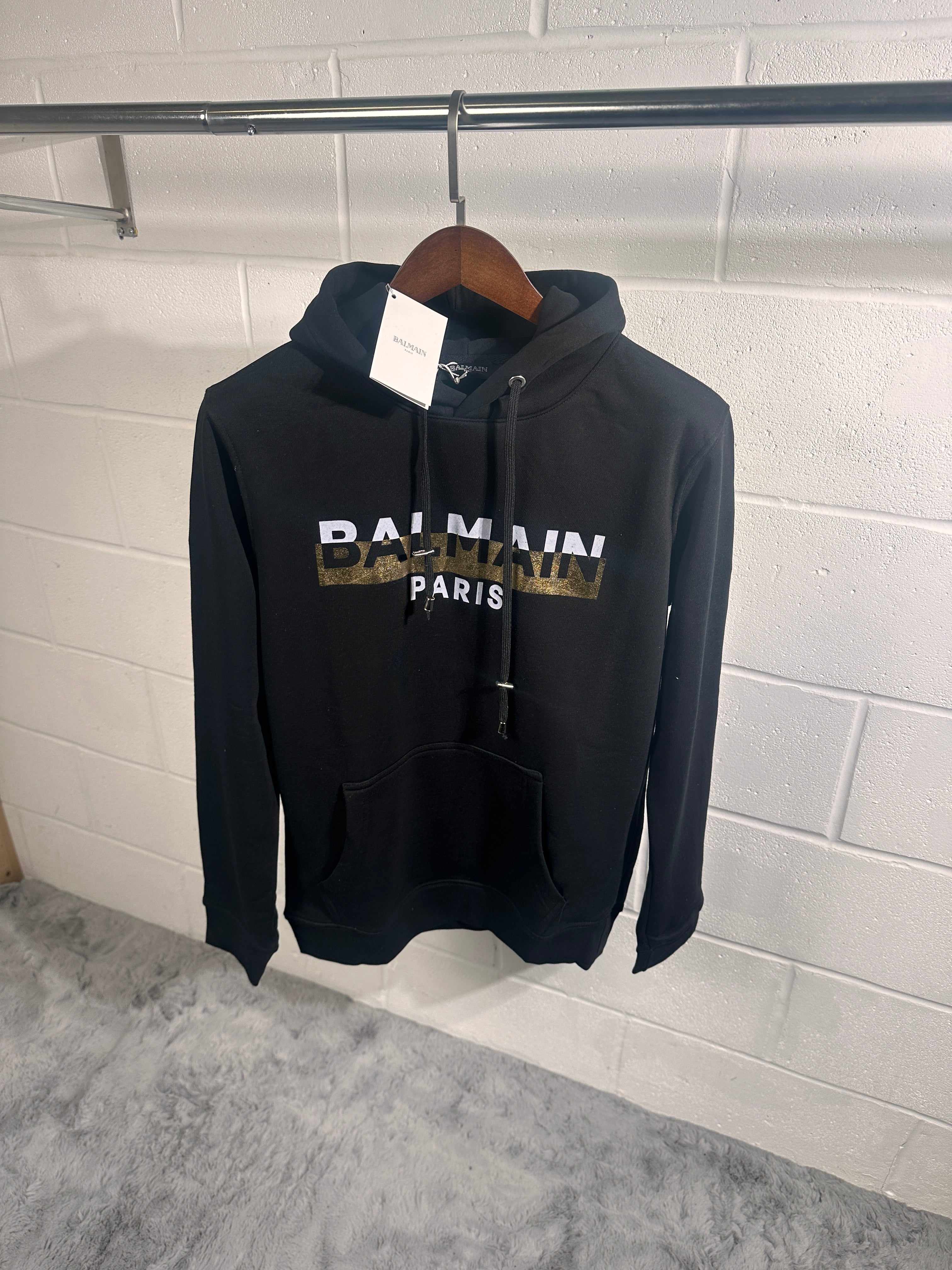 Balmain hoodie black