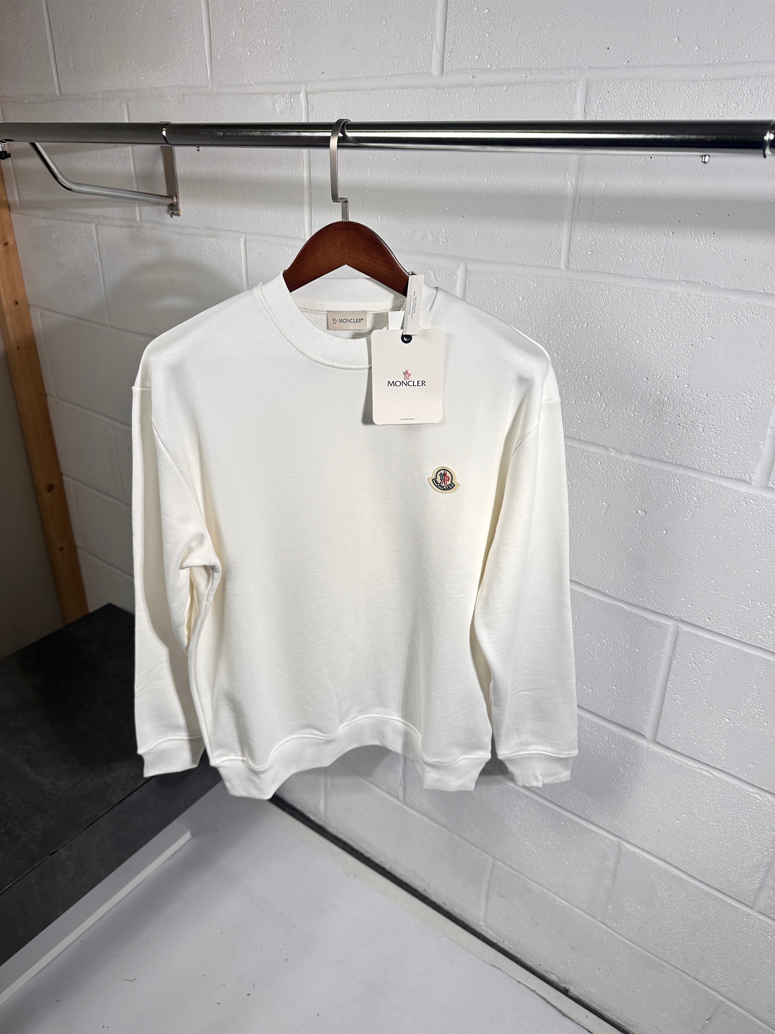 Moncler sweatshirt white