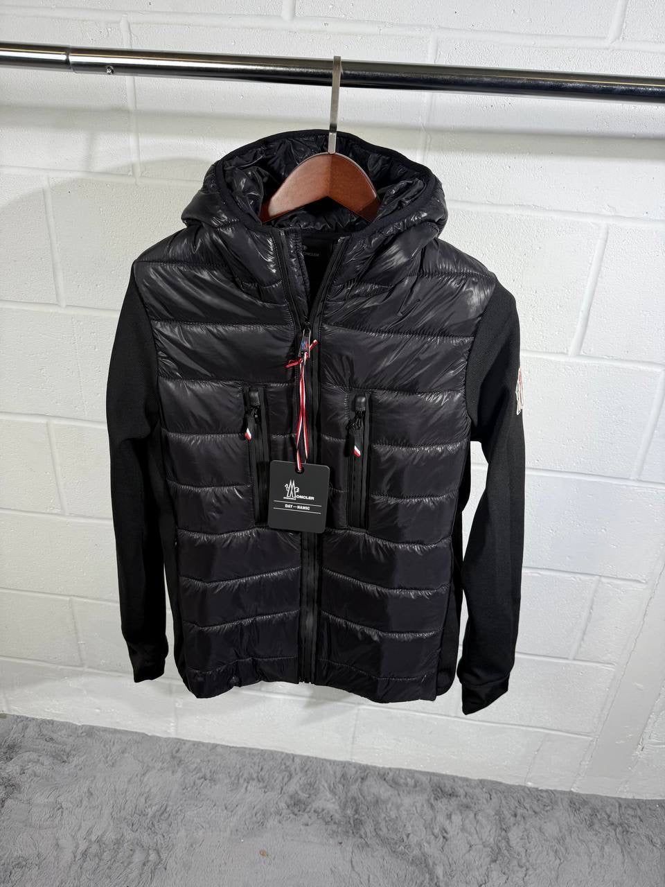 MONCLER FRAGMENT HOODIE BLACK