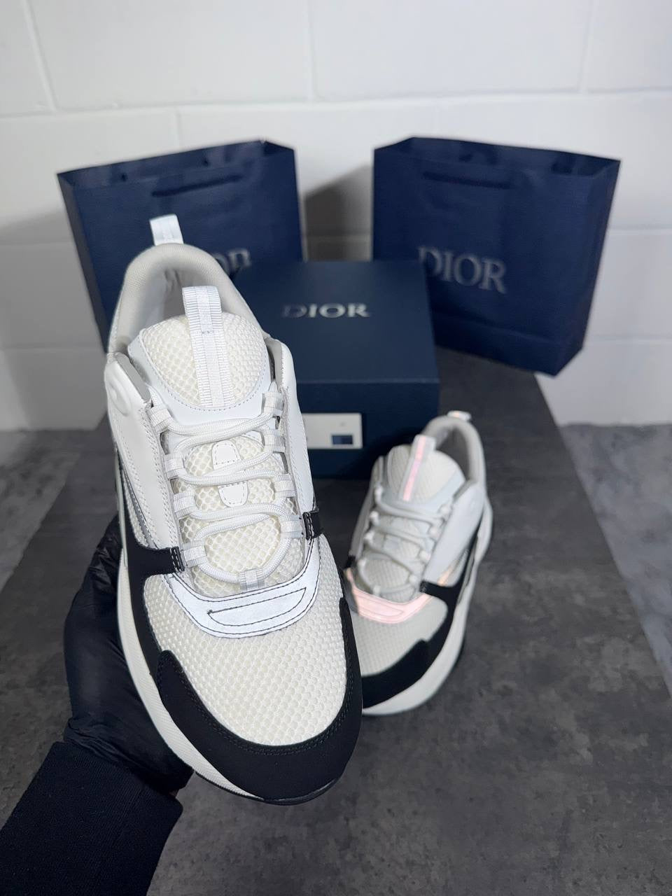 B22 DIOR WHITE BLACK